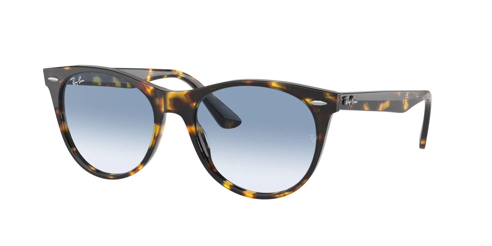 Ray-Ban Wayfarer Ii 2185 Sunglasses - Havana On Trasparent Light Bro - view 100